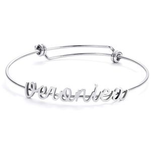✨VERONICA ADJUSTABLE NAME BRACELET  *NWT*✨